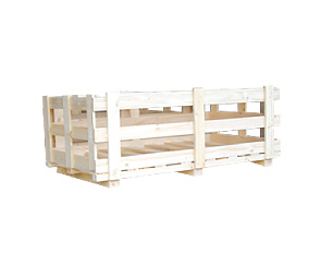 梱包用木箱（透かし）Wood packaging (mesh)