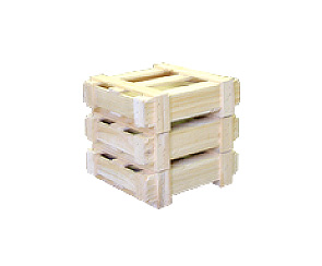 梱包用木箱（べニヤ）Wood packaging (mesh)
